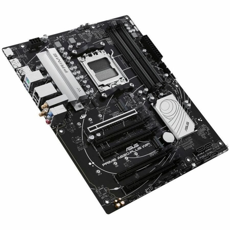 Asus Prime PRIME A620-PLUS WIFI Gaming Desktop Motherboard - AMD A620 Chipset - Socket AM5 - ATX