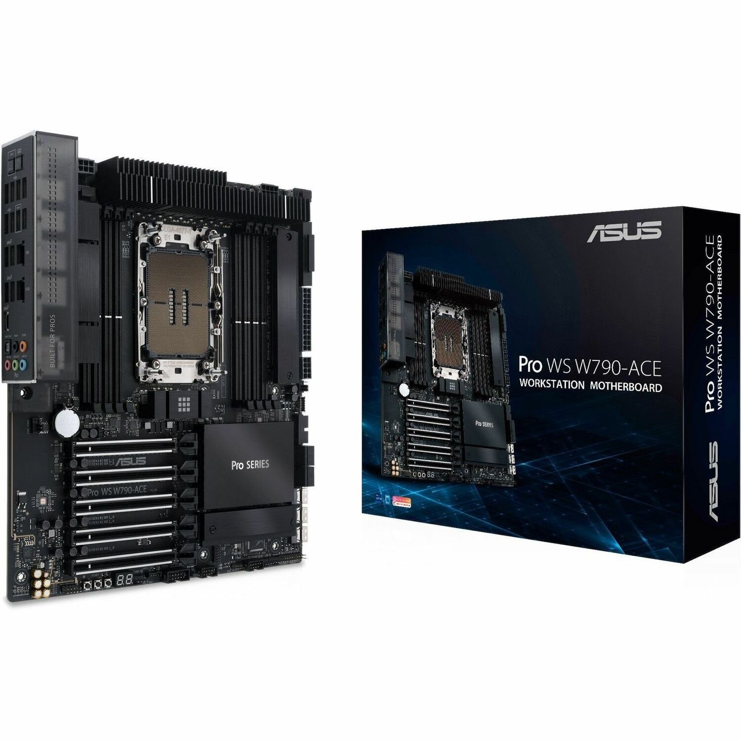 Asus Pro WS W790-ACE Workstation Motherboard - Intel W790 Chipset - Socket LGA-4677 - SSI CEB