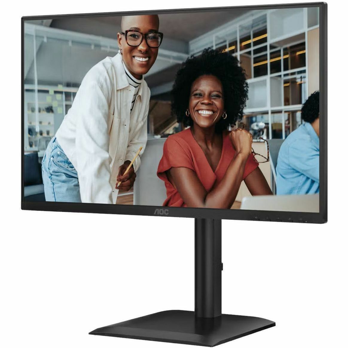AOC 24E4UJ 24" Class Full HD LED Monitor - 16:9 - Black