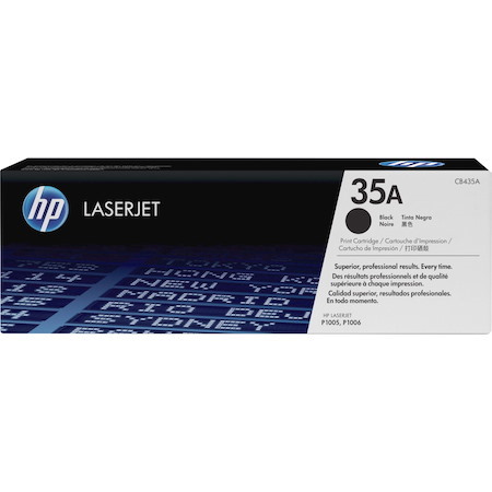 HP 35A Original Laser Toner Cartridge - Single Pack - Black - 1 Each
