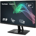 ViewSonic VP2756A-2K 27 Inch IPS QHD 1440p Monitor with Advanced Ergonomics, 100% sRGB Rec 709, Pantone Validated, 90W USB C, HDMI, USB, and DisplayPort Inputs for Home and Office