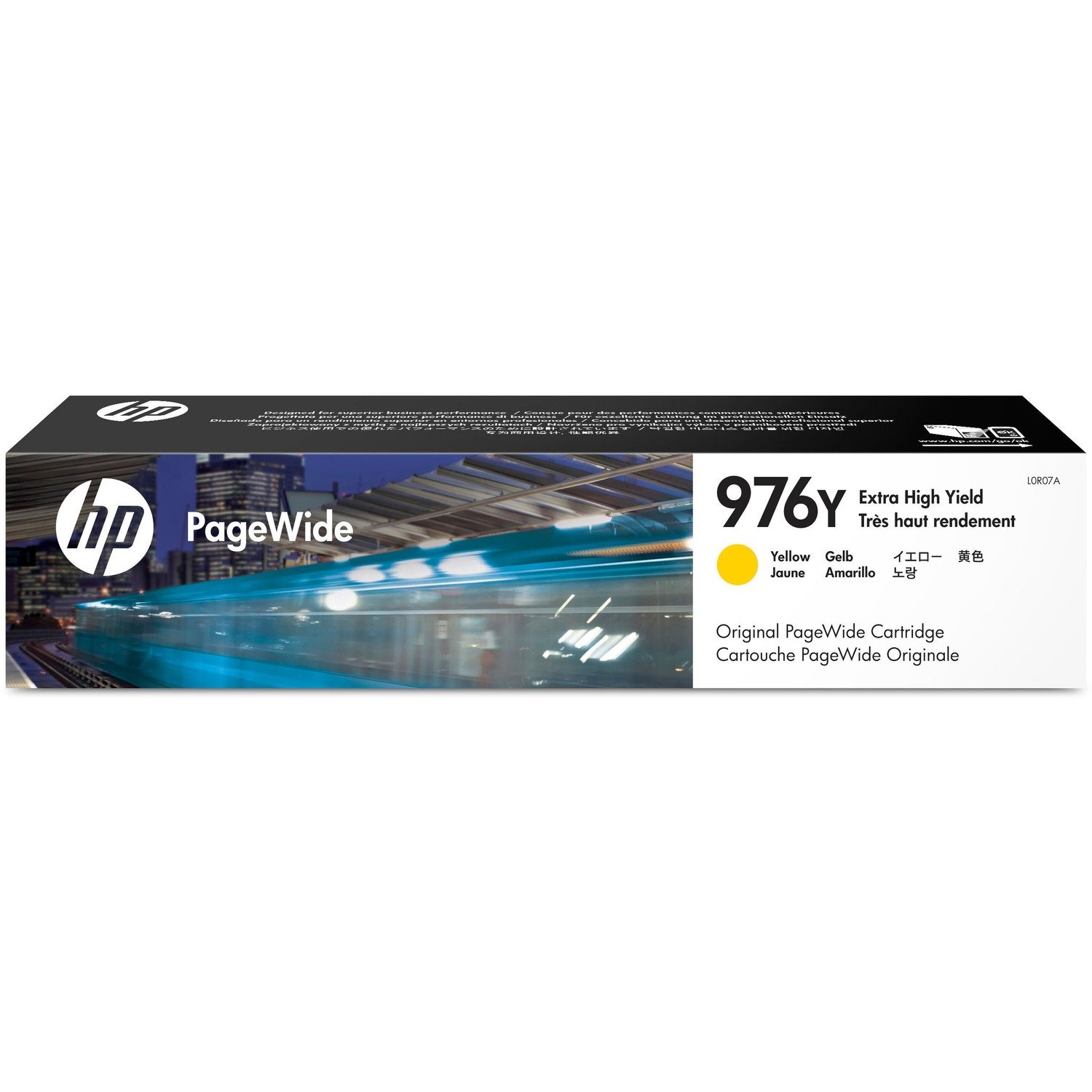 HP 976Y (L0R07A) Original Extra High Yield Page Wide Ink Cartridge - Yellow - 1 Each