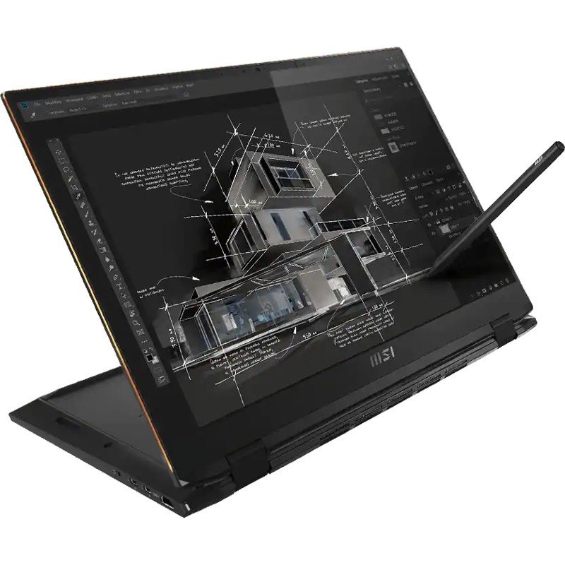 MSI Summit E16 Flip Summit E16 Flip A11UCT-015 16" Touchscreen Convertible 2 in 1 Notebook - QHD+ - Intel Core i7 11th Gen i7-1195G7 - 32 GB - 1 TB SSD - Ink Black