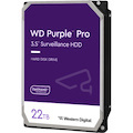 WD Purple Pro WD221PURP 22 TB Hard Drive - 3.5" Internal - SATA (SATA/600) - Conventional Magnetic Recording (CMR) Method