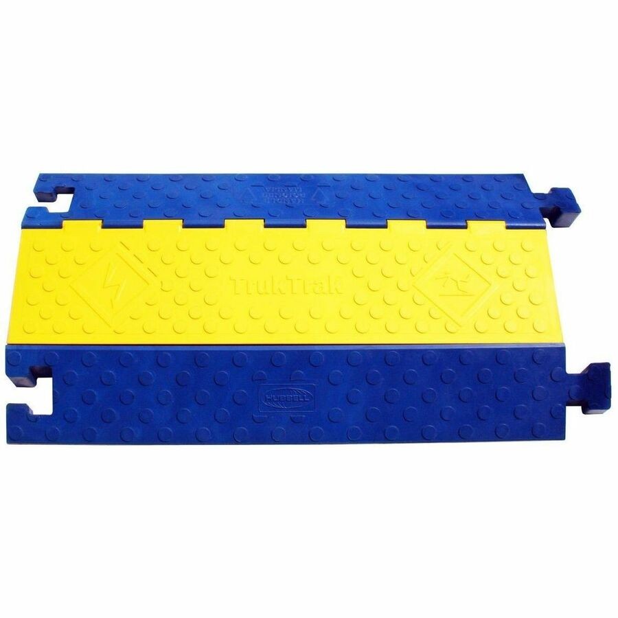 Hubbell Wiring Device-Kellems Kellems Wire Management, 2-Channel TrukTrak Blue and Yellow
