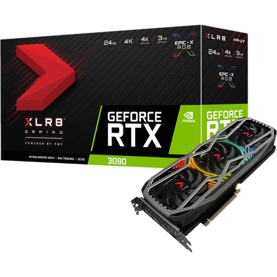 PNY NVIDIA GeForce RTX 3090 Graphic Card - 24 GB GDDR6X