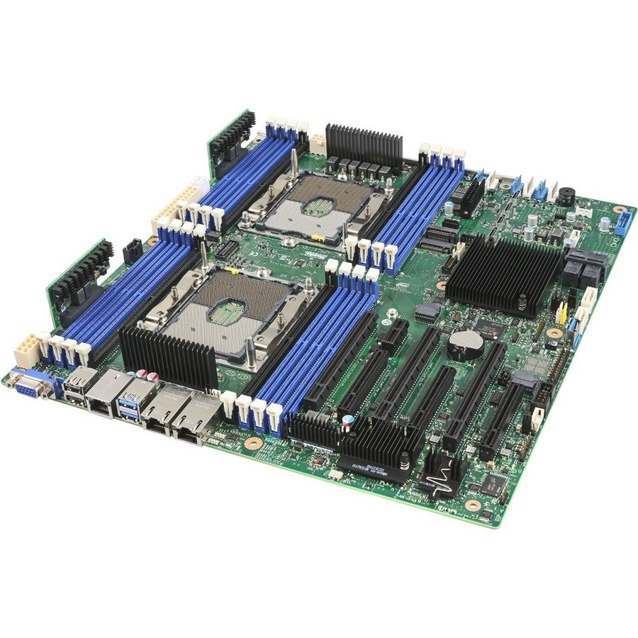 Intel S2600STBR Server Motherboard - Intel C624 Chipset - Socket P - Intel Optane Memory Ready - SSI EEB