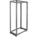 StarTech.com 4-Post 42U Mobile Open Frame Server Rack, 19" Network Rack with Casters, Rolling Rack for Computer/AV/Data/IT Equipment