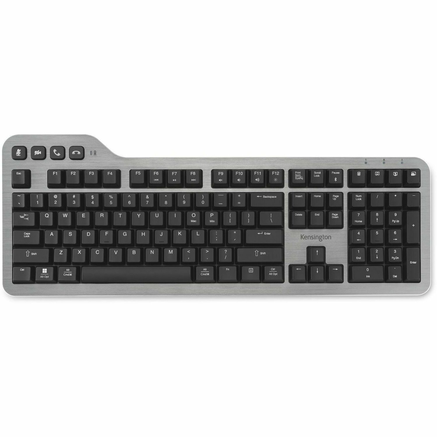 Kensington MK7500F QuietType Pro Silent Mechanical Keyboard with Meeting Controls