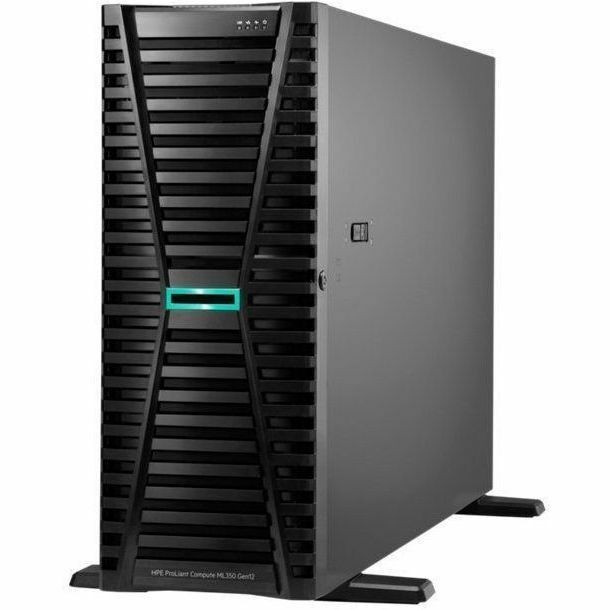 HPE ProLiant Compute ML350 Gen12 4U Tower Server - 1 x Intel Xeon 6505P 2.20 GHz - 32 GB RAM - 960 GB SSD - (2 x 480GB) SSD Configuration - Serial ATA/600, 12Gb/s SAS, NVMe Controller