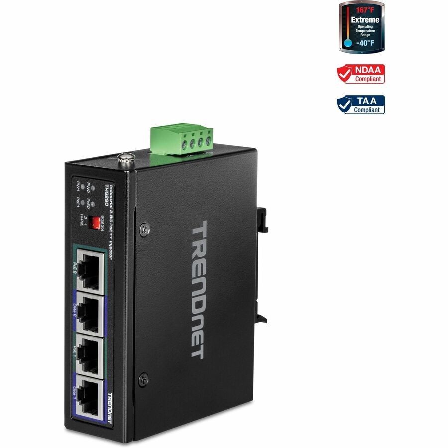 TRENDnet TI-IG290 PoE++ Injector - TAA Compliant