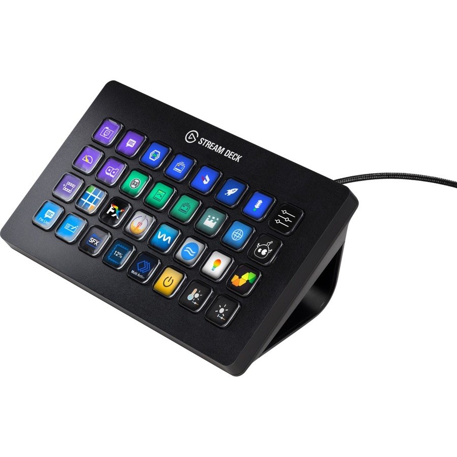 Corsair Stream Deck XL Keypad - Cable Connectivity - USB 3.0 Interface