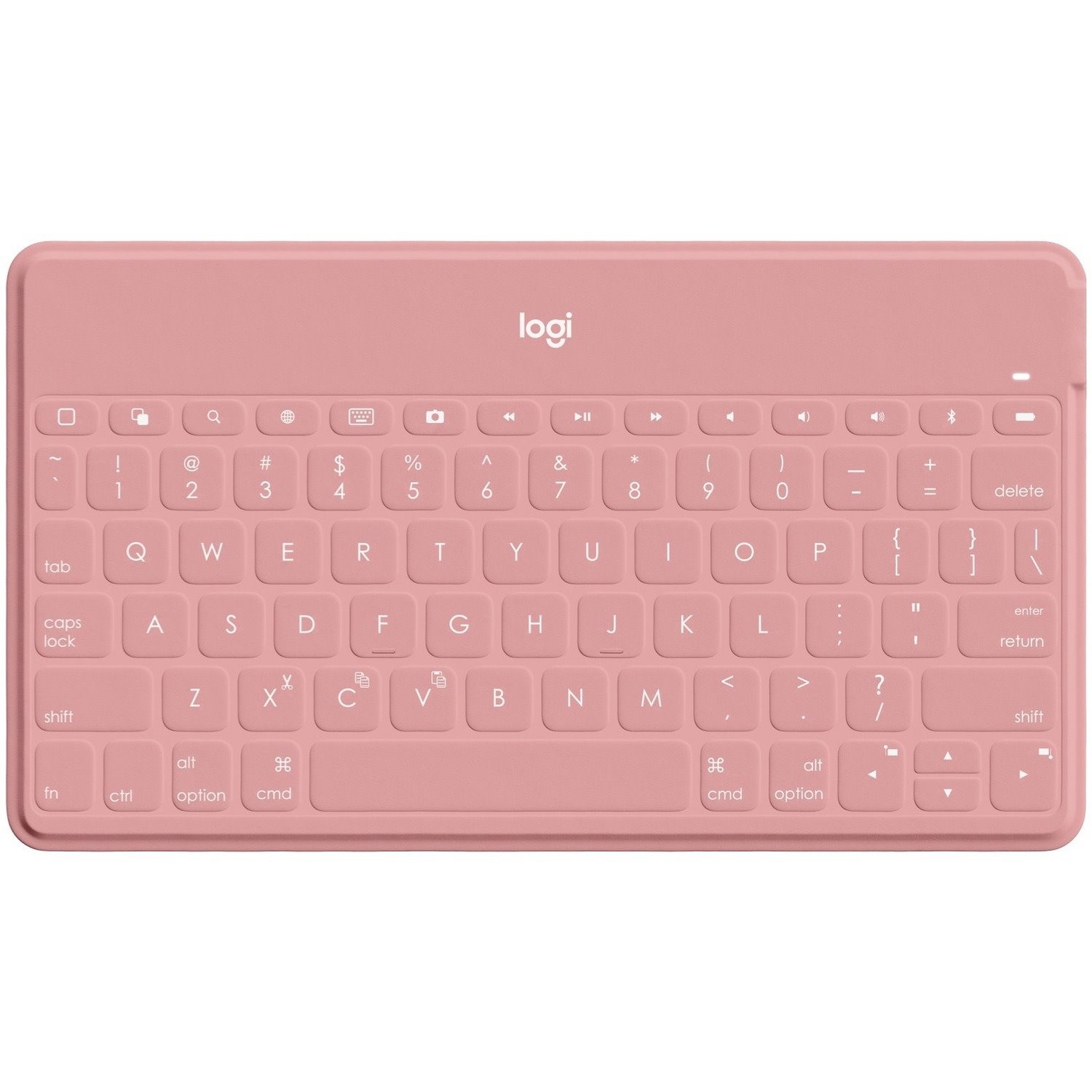 Logitech Keys-To-Go Toetsenbord - Draadloos Verbinding - Nederlands - Blush roze
