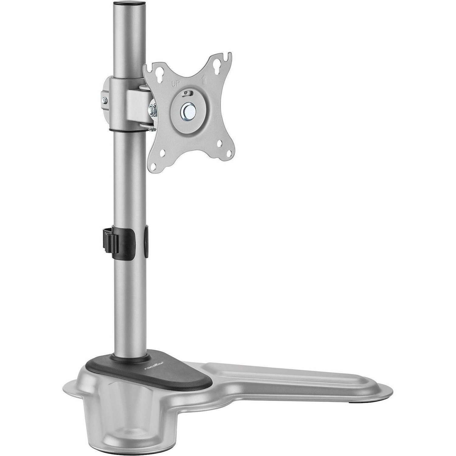 Rocstor ErgoReach Mounting Pole for Monitor, Display - Silver