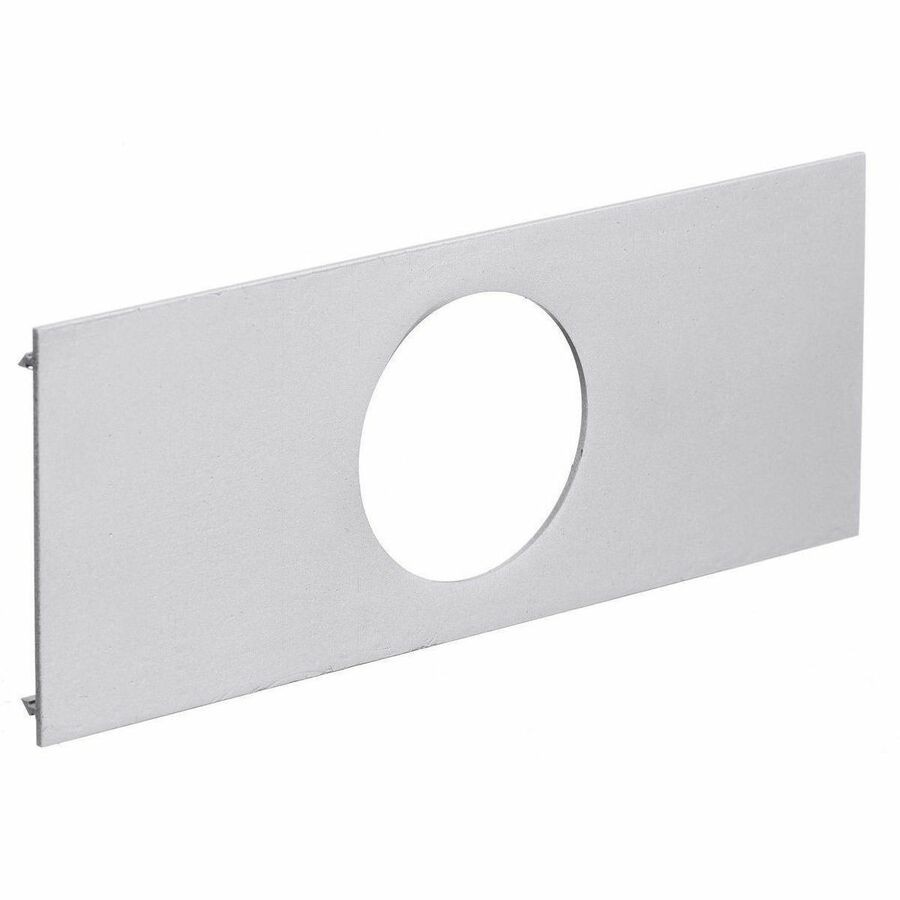 Hubbell Premise Wiring Metal Raceway, Plate, 1-Gang, 2.13"Opening, For HBLALU3800/4800 Series