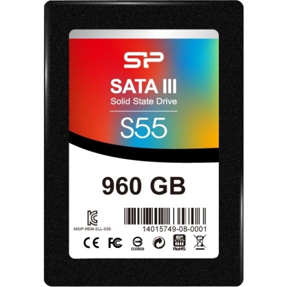 Silicon Power Slim S55 960 GB Solid State Drive - Internal - SATA (SATA/600)