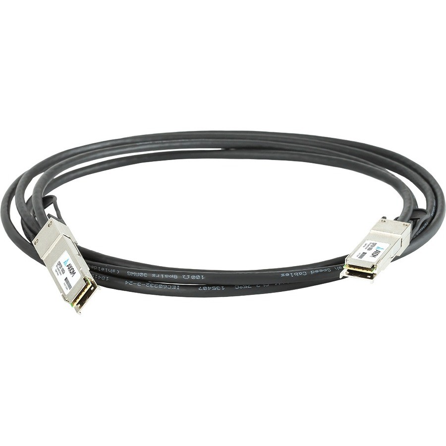 Axiom 100GBASE-CR4 QSFP28 Passive DAC Cable Dell Compatible 0.5m