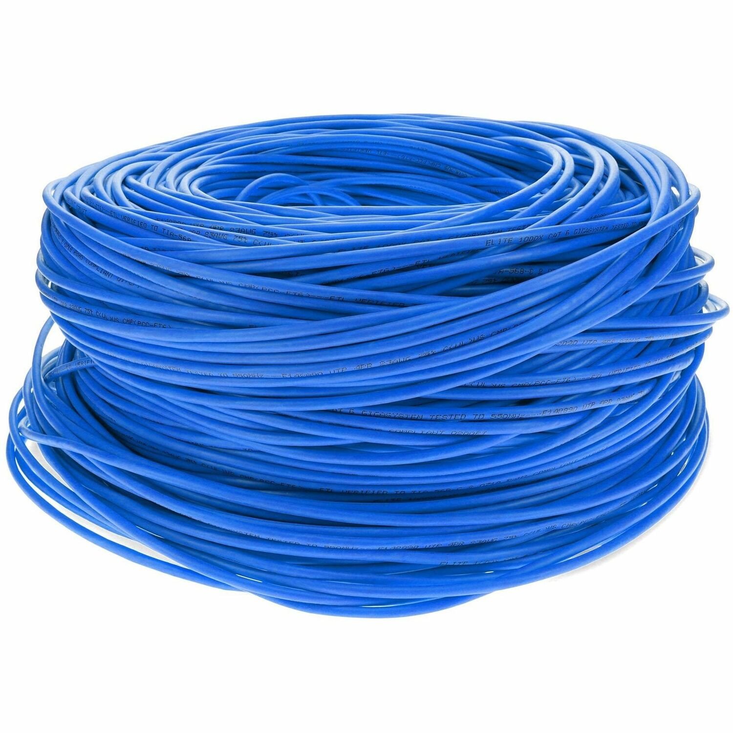 Proline 1000ft Non-Terminated Blue CAT 6 Shielded PVC Bulk Cable