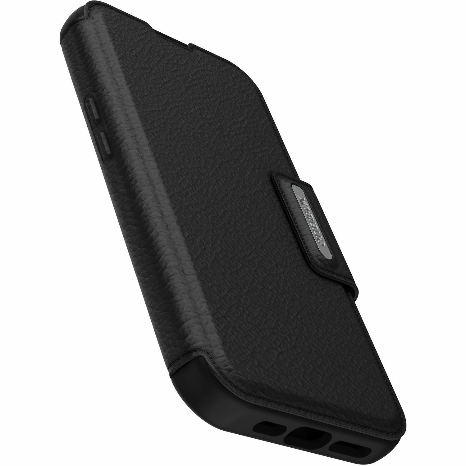 OtterBox Strada Carrying Case (Folio) Apple iPhone 13, iPhone 14, iPhone 15 Smartphone - Black