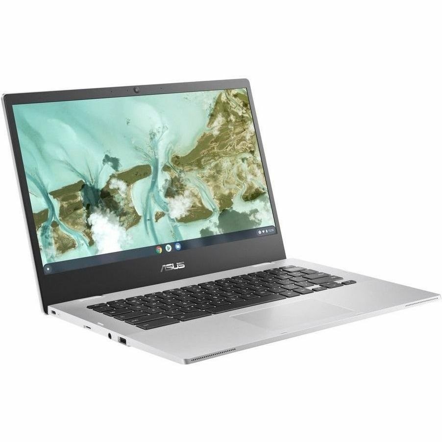 Asus Chromebook CX1 CX1400 CX1400FKA-GE84FT 14" Touchscreen Convertible 2 in 1 Chromebook - Full HD - Intel Celeron N4500 - 8 GB - 64 GB Flash Memory - Transparent Silver