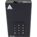 Apricorn Aegis Padlock DT FIPS ADT-3PL256F-18TB 18 TB Desktop Hard Drive - External - Black - TAA Compliant