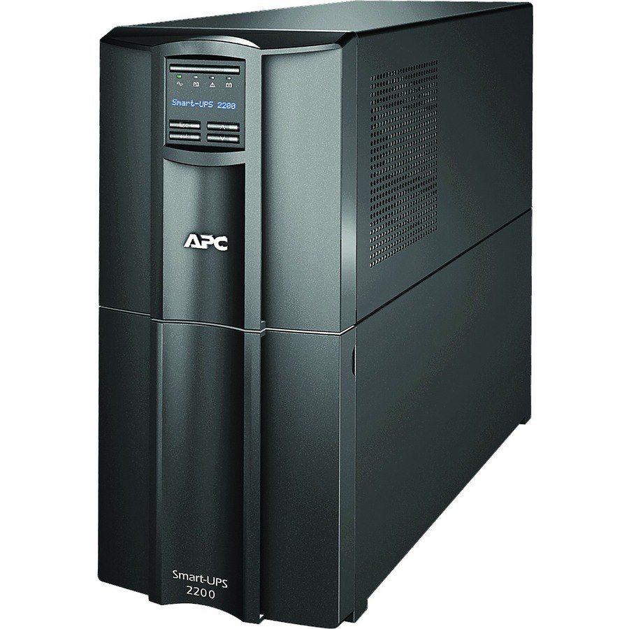 APC Smart-UPS, Line Interactive, 2200VA, Tower, 120V, 8x NEMA 5-15R+2x NEMA 5-20R outlets, SmartConnect Port+SmartSlot, AVR, LCD