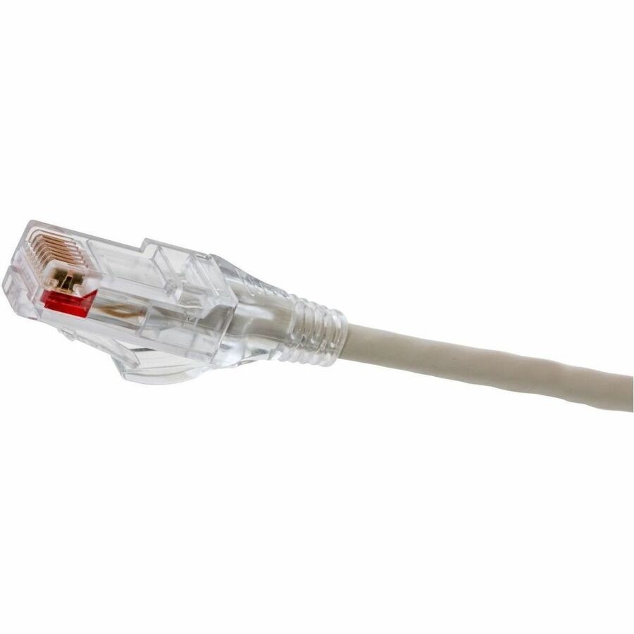 Hubbell Premise Wiring Patch Cord, NEXTSPEED, Category 6, Low Diameter28 AWG, White, 30 Foot