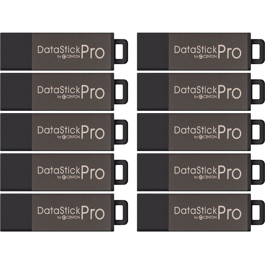 Centon 8GB DataStick Pro USB 2.0 Flash Drive - 10 Pack