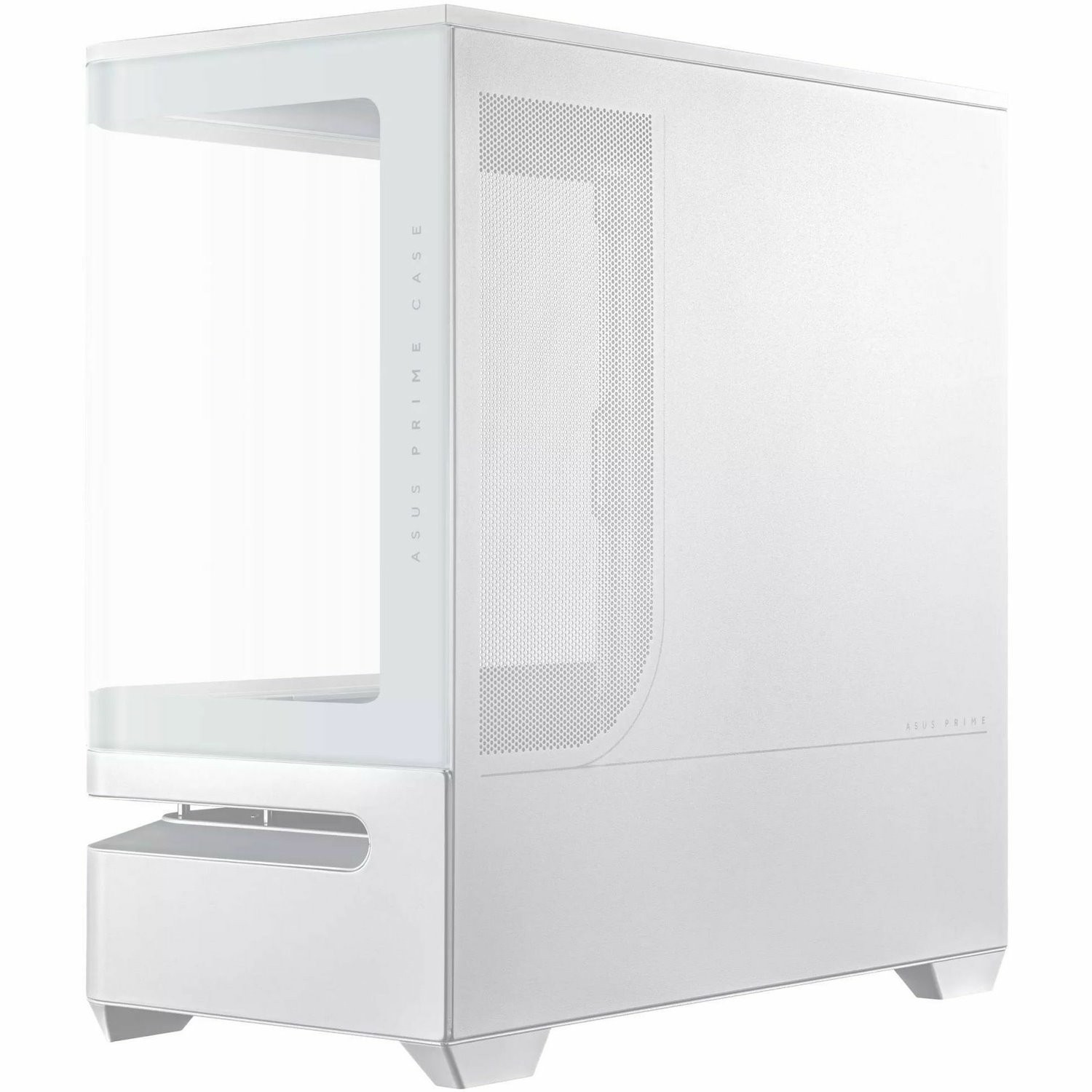 Asus Prime ASUS Prime AP202 Computer Case - Micro ATX, Mini ITX Motherboard Supported - Micro Tower - Tempered Glass - White