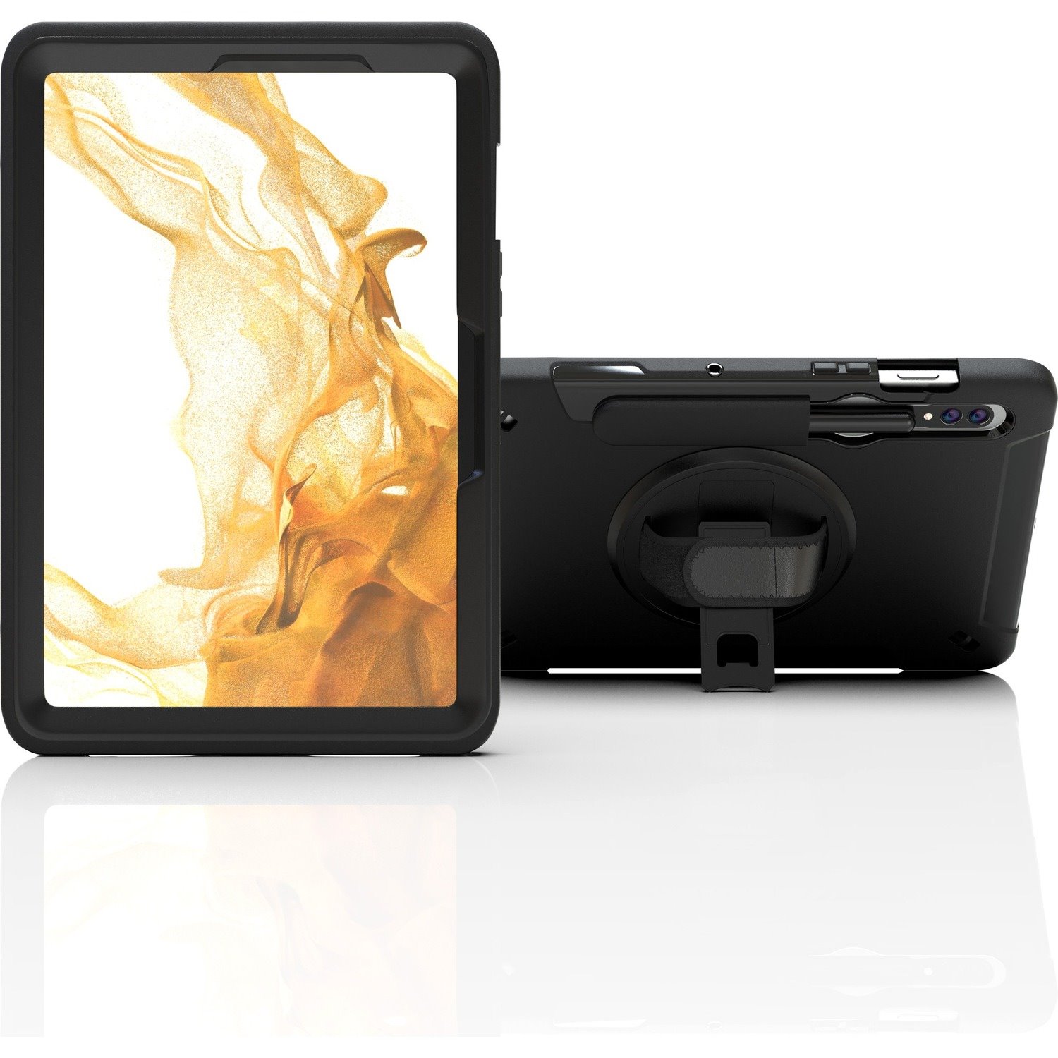 CTA Digital Rugged Carrying Case Samsung Galaxy Tab S7+ Tablet, Stylus