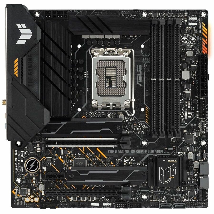 TUF GAMING B660M-PLUS WIFI Gaming Desktop Motherboard - Intel B660 Chipset - Socket LGA-1700 - Intel Optane Memory Ready - Micro ATX
