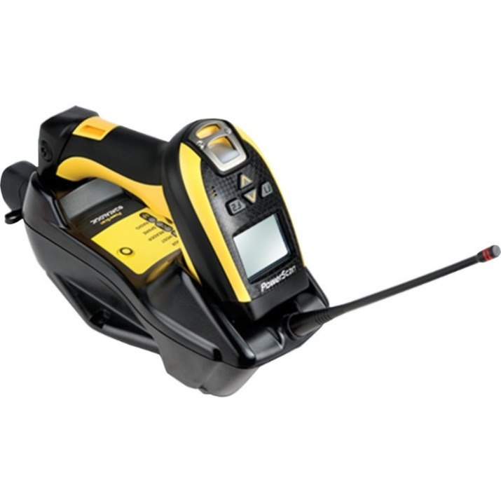 Datalogic PowerScan PM9501 Handheld Barcode Scanner Kit - Wireless Connectivity - Yellow