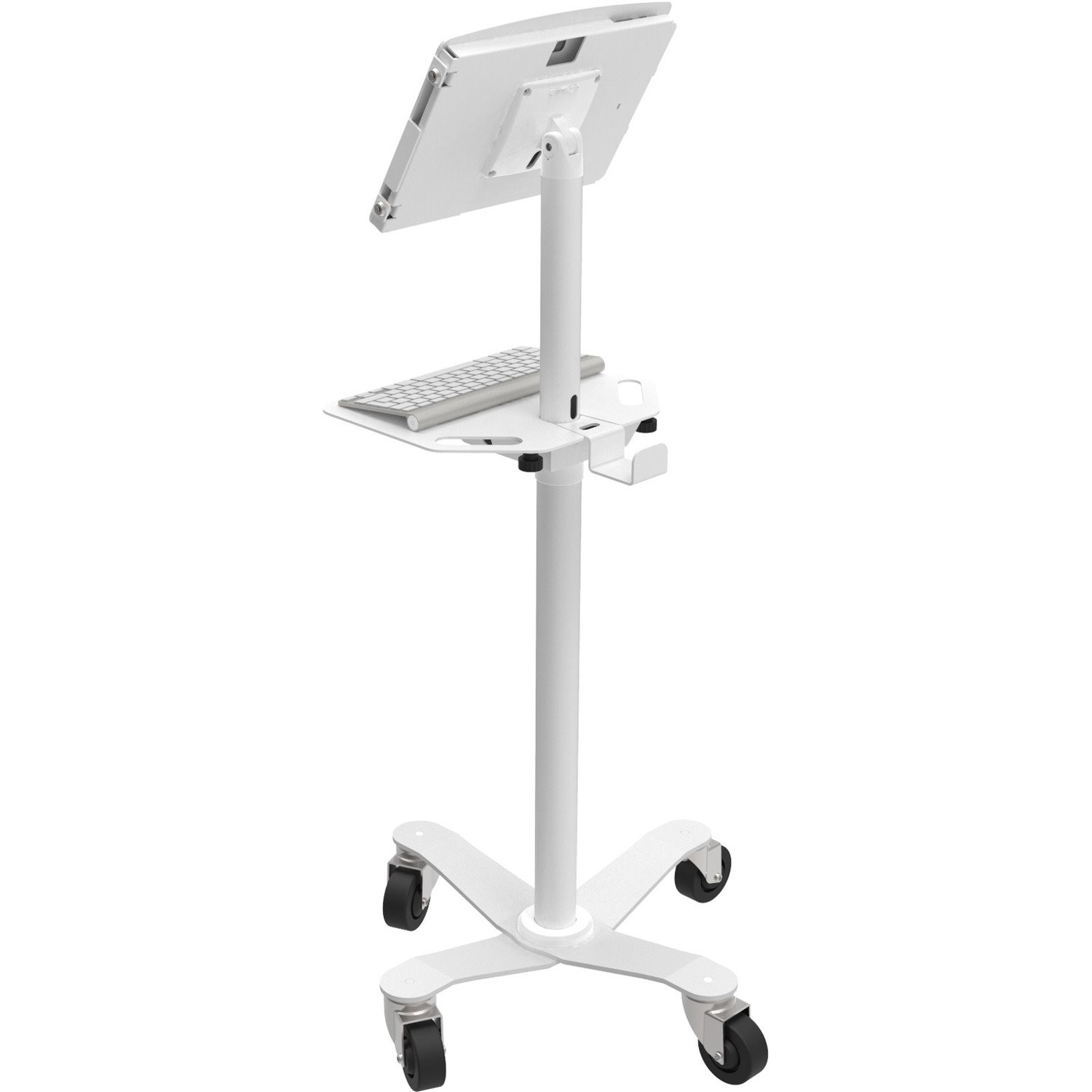 Compulocks Medical Rolling Cart - VESA Compatible White