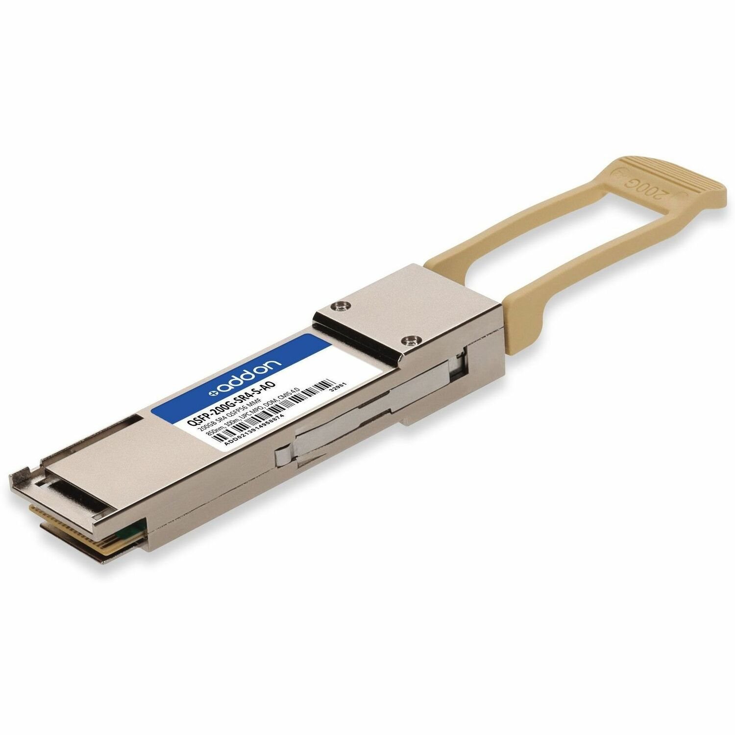 AddOn Cisco QSFP-200G-SR4-S Compatible TAA 200GBase-SR4 QSFP56 Transceiver (MMF, 850nm, 100m, UPC MPO, DOM, CMIS 4.0)