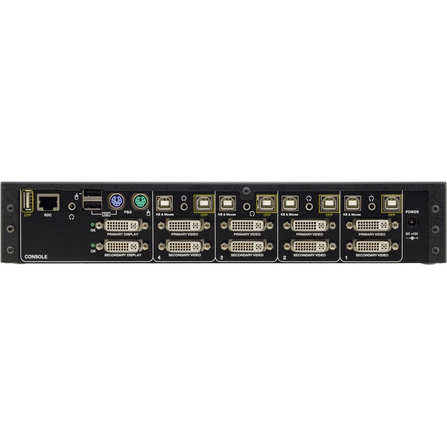 Kramer K244E HighSecLabs Secure 4-Port, Dual Display DVI-I KVM Switch