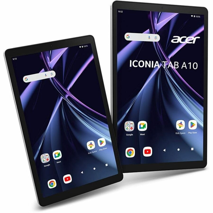 Acer Iconia Tab A10 A10-21 A10-21-A2YE Tablet - 25.7 cm (10.1") WXGA - Allwinner - 4 GB - 64 GB Storage - Android 14 - Silver