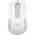 Logitech Signature M650 L Mouse - Bluetooth/Radio Frequency - USB - Optical - 5 Button(s) - 5 Programmable Button(s) - Off White