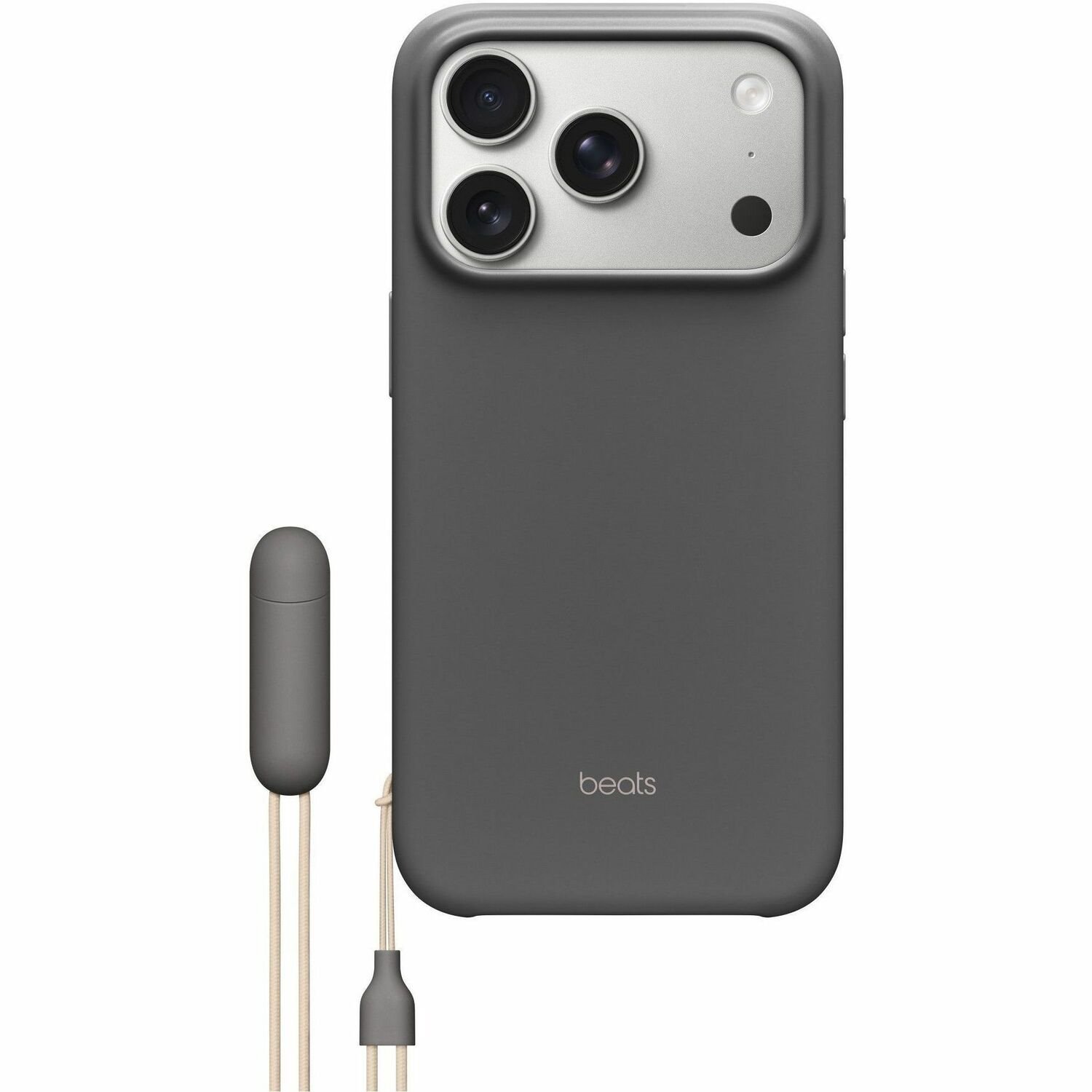 Beats by Dr. Dre Carrying Case Apple iPhone 17 Pro Smartphone - Granite Gray