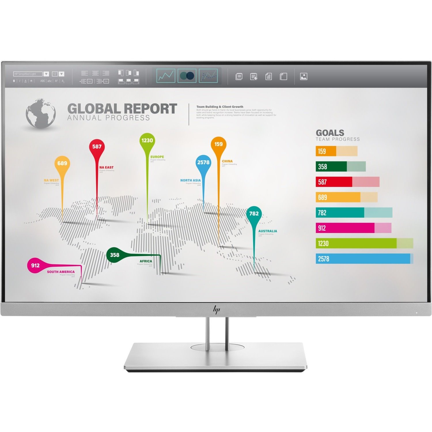 HP Business E273q WUXGA LCD Monitor - 16:9 - Black, Silver
