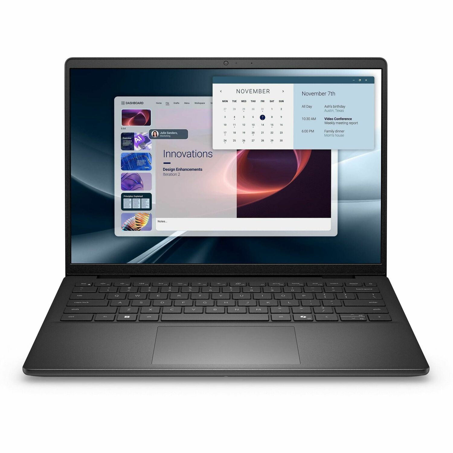 Dell Pro 14 Essential PV14255 14" Notebook - Full HD Plus - 60 Hz - AMD Ryzen 5 220 - 16 GB - 512 GB SSD - English Keyboard - Carbon Black