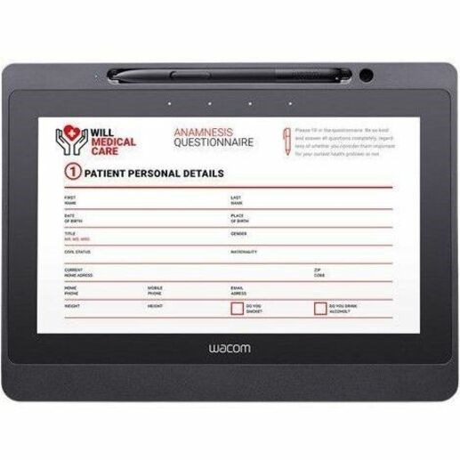 Wacom DTU-1141B Graphics Tablet - 25.7 cm (10.1") LCD - 2540 lpi Full HD - Cable
