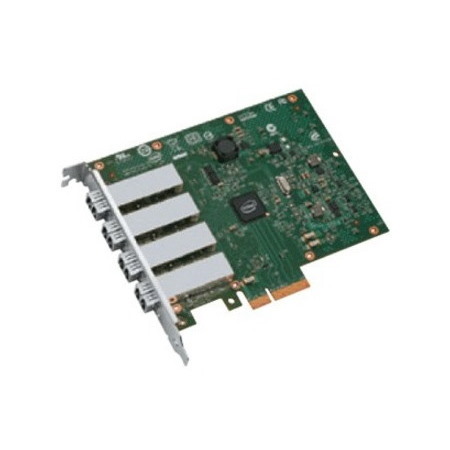 Axiom 1Gbs Quad Port SFP PCIe x4 NIC Card for Intel w/Transceivers - I350F4