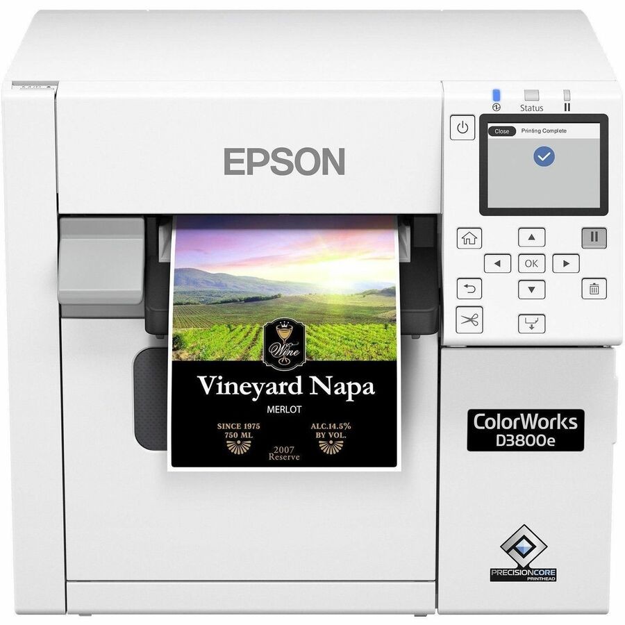 Epson ColorWorks CW-D3800e Industrial, Retail, Pharmacy Inkjet Printer - Colour - Desktop - Label Print - With Cutter