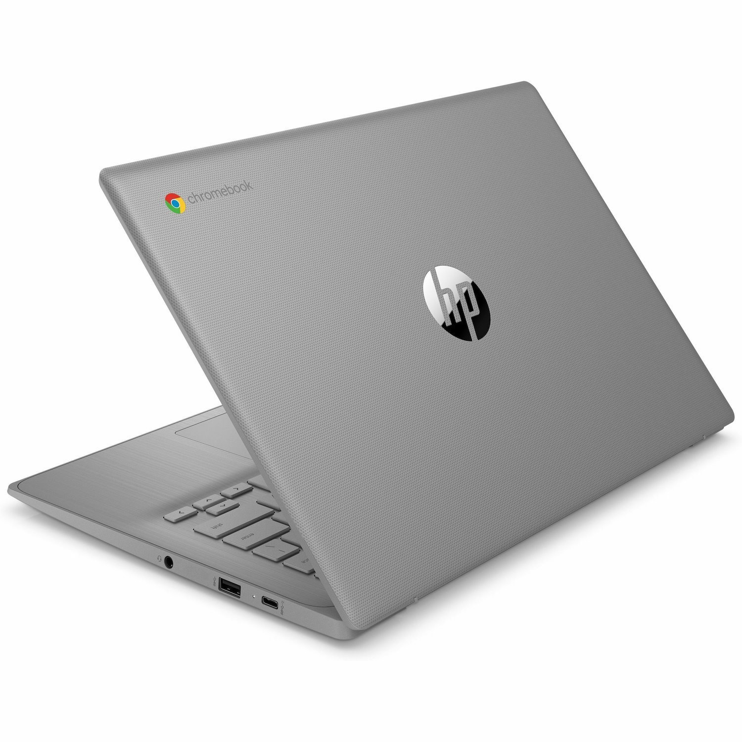 HP Chromebook 14a-ne0000 14a-ne0047nr 14" Chromebook - HD - Intel Celeron N4120 - 4 GB - 64 GB Flash Memory - Modern Gray