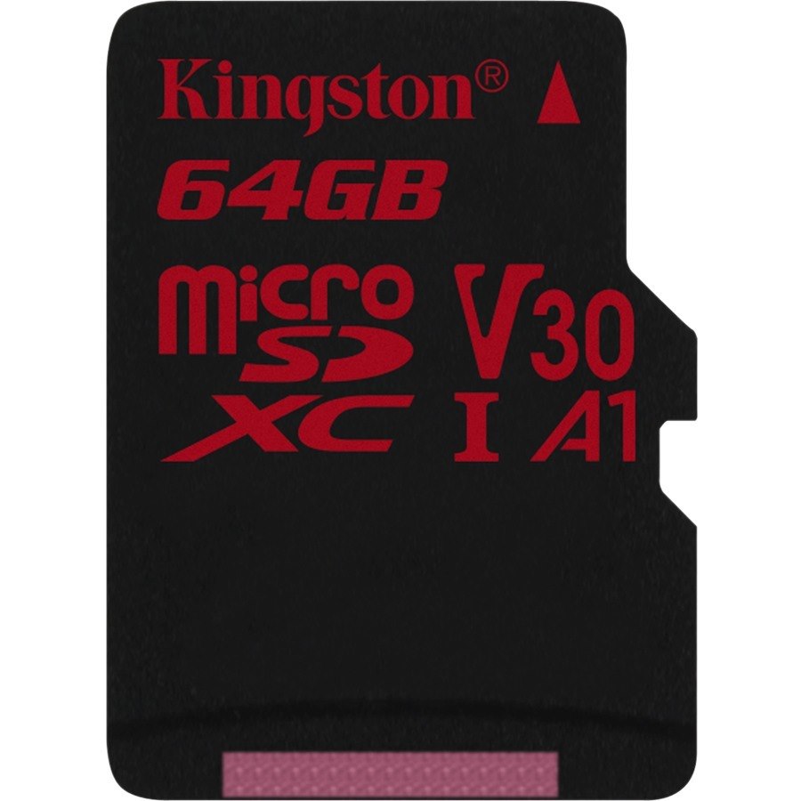 Kingston Canvas React 64 GB Class 10/UHS-I (U3) microSDXC - 1