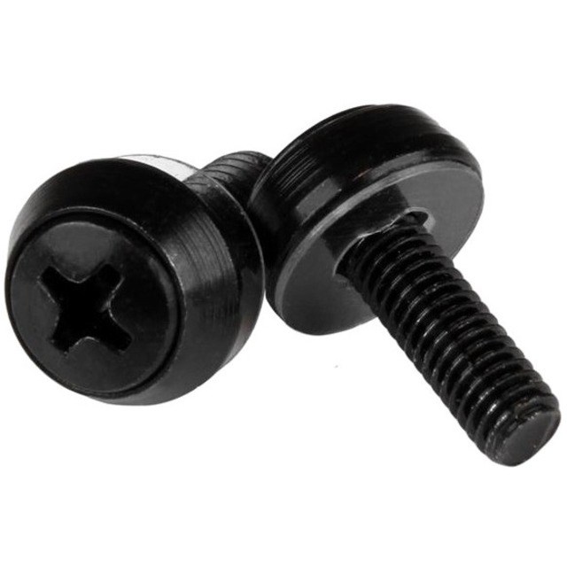 StarTech.com M5 x 12mm - Screws - 50 Pack, Black - M5 Mounting Screws for Server Rack & Cabinet