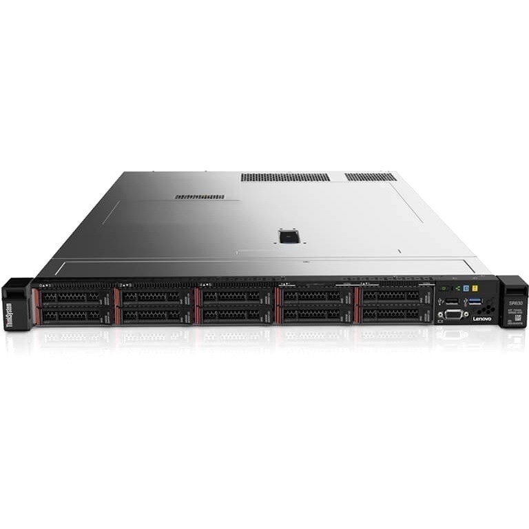 Lenovo ThinkSystem SR630 7X02A0FXAU 1U Rack Server - 1 Xeon Gold 6226R 2.90 GHz - 32 GB RAM - 12Gb/s SAS, Serial ATA/600 Controller