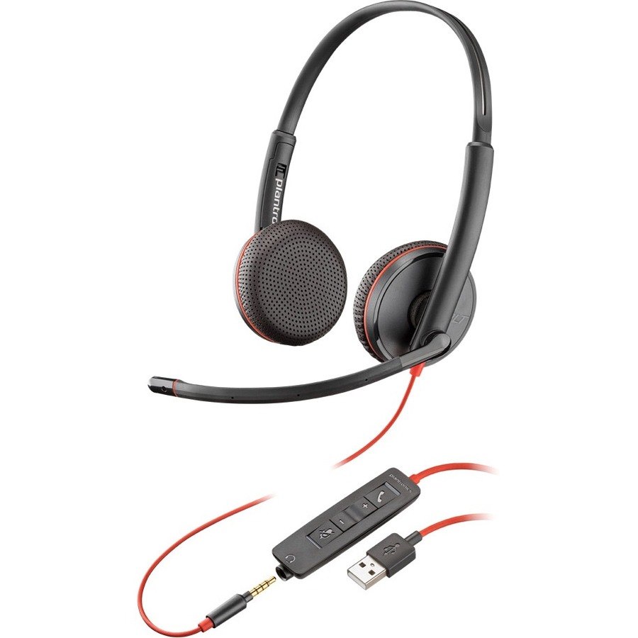 Plantronics Blackwire C3225 Wired Over-the-head Stereo Headset