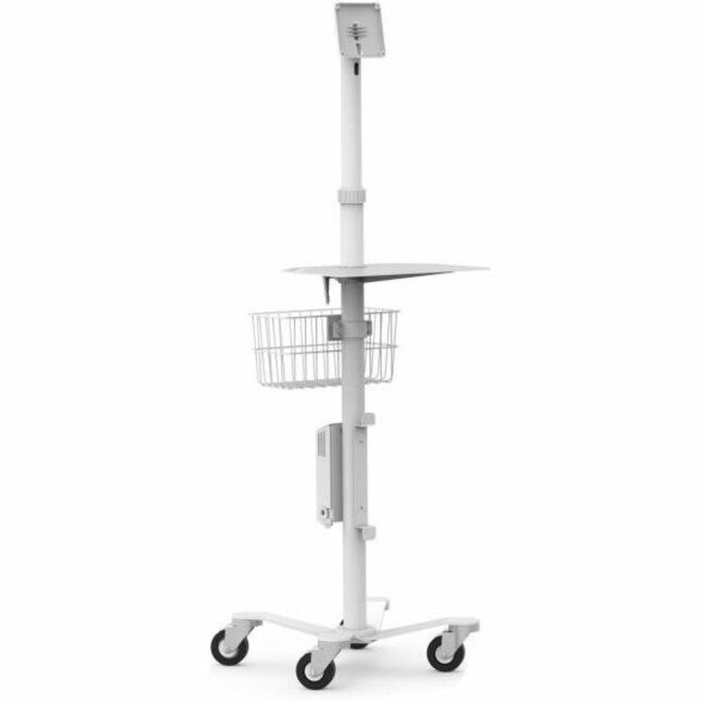 Compulocks Medical Rolling Cart - VESA Compatible White