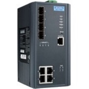 Advantech 4GE + 2G SFP + 2 VDSL2 Port Managed Redundant Industrial Switch